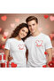 Custom Couples T-Shirts for Valentine's Day, Double Pack, Regular Fit