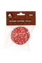 Red Paper Cupcake Baking Forms with Candy Pattern 10.5 centimeters - 100pcs - 2