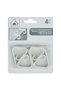 White Plastic Tablecloth Clips - 4pcs - 4