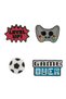Accessories Decorated Gaming Clogs - 4pcs - 2