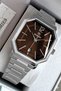 Original Gift Men's Watch with Calendar Silver Color Steel Band 3 Atm Water Resistant Hme2076C4 - 5