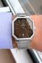 Original Gift Men's Watch with Calendar Silver Color Steel Band 3 Atm Water Resistant Hme2076C4 - 4