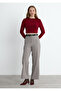 Burgundy Kael Crop Blouse - 2
