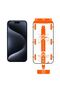 iPhone 15 Pro Glass Screen Protector Set with Mount - 3