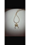 Quarter Necklace with Bow, Steel Necklace with Bow Attached to the Quarter - 3