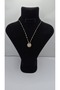 Stainless Steel Gold Color Clover Model Zircon Stone Necklace