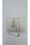 Stainless Steel Gold Color Butterfly Model, Zircon Stone Necklace - 5