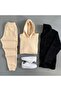 Men's 3 Thread Ş Fleece-Lined Set 3-Piece Combination with Plush Jacket