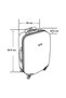 Suitcase - Trolley Black 34L - 5