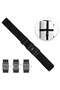 Black Adjustable Luggage Strap with Lock
