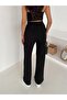 Women's Black Rhinestone Palazzo Pants - 2
