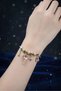 Brass Gold Color Flying Balloon Charm Women's Bracelet Does Not Tarnish |   Stylish and Durable Jewelry