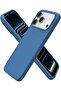 Case for iPhone 17 Pro Max (6.9") - Liquid Silicone Anti-Skid Full Protection Shockproof Soft Blue