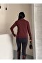 Long Sleeve Premium Quality Knitwear Sweater with Scarf - 7