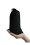 3D Inflatable Neck Pillow with Patented Pump & Foldable Hood – Black - 8