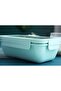 Lunch Box, 4-3-2-Compartment, 1100ML, Microwave & Dishwasher Safe, BPA Free (Green 309) - 3