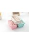 Lunch Box, 4-3-2-Compartment, 1100ML, Microwave & Dishwasher Safe, BPA Free (Green 309) - 4
