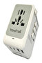 70W 6-in-1 Travel Adapter USB Hub with 5 USB Ports (3 USB-C + 2 USB-A) White - 5