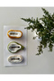 3-Piece Snap Fastener Set for Girls - Baby Buckle Handmade Buckle Set Flower-Avocado - 4