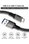 Ctoby Type C Cable 3M, USB A to USB C Nylon Braided Cable - 2