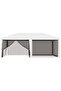 Party Tent with 4 Mesh Sidewalls 4x6 m White - 2
