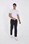 Unisex Three Thread Basic Tracksuit Trousers - Anthracite - 4
