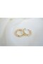 Kp127 Gold Connected Spiral Earrings (Diameter 12 mm) - 2