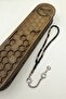 Marbled Cream-Brown Ankle-Length Capsule Cut Amber Rosary - 3