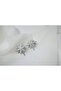 Kp162 Zircon Stone Shooting Star Earrings Silver (Length 25 mm) - 2