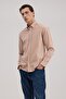 Coffee Comfort Fit 100% Cotton Striped Shirt - 2