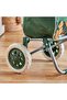 Folding Essential Shopping Trolley - Wheels Green Leaf - 6