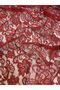 Red Fine Lace Fabric – Floral Pattern - 3