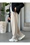 Km1927 Loose Fit Pleated Trousers Beige - 2