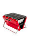 Portable Stainless Steel BBQ Suitcase Grill – Foldable Compact Charcoal Grill