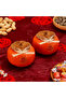 2-Pack Ceramic Lucky Table Decor 9.5x8cm – Chinese New Year Figurines for Home & Office - 2