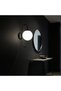 Modern Black Sconce White Glass Globe E14Duy,Decorative Bedside Living Room Entrance Wall Lamp,Jewel-10555 - 2
