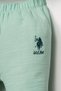U.S. Polo Assn. Baby Girl Green Set - 2