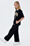 Girls' Black Pajama Set - 2