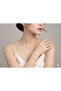 Steel 316L Zircon Stone Star Model Necklace Bracelet Set