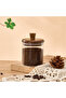 250ml Borosilicate Glass Jar with Wooden Lid |   Spice, Coffee and Storage Jar - 2