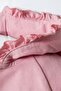 Baby Girl Crew Neck Embroidered Summer Regular Fit Pink 3-Piece Baby Set Usb2975-C-V1 - 2