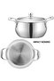 Platinum Medium Belly Saucepot 20 cm Capacity - 3.7 L - 8