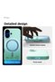 Magnetic Liquid Silicone For iPhone 17 case cover [Camera Control Button] - Aqua Sky - 8