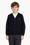 Atabay 186-01-26 Men's School Black Buttoned Cardigan with Emblem Comfortable Fit Daily Use 11/15 Years Old - 2