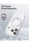 Air Stand for iPhone 17 Pro MAX case MagSafe compatible 360 Rotatable Ring Kickstand- Clear - 2