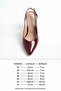 Élise Series Women's Pointed-Toe High-Heeled Slingback Shoes - 6