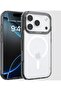 Air Clear for iPhone 17 PRO case cover MagSafe compatible [13 feet Drop Tested] - Clear Black