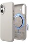 Magnetic Liquid Silicone For iPhone 17 case cover [Camera Control Button] - Stone