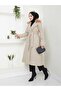 Fur Cashmere with Belt and Snap Detail - 4
