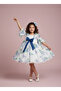 Chiffon Tiered Special Occasion Dress - 5
